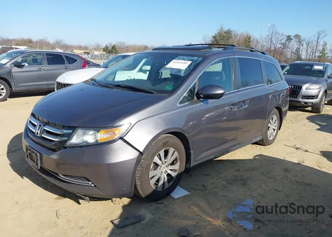 2015 Honda Odyssey Ex-L z USA, uszkodzony, nr VIN 5FNRL5H6XFB027365